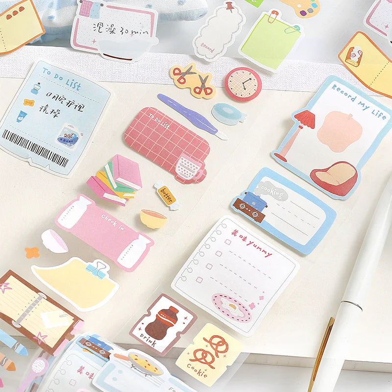 Kawaii Cartoon 50mm*3m PET Tape - Creative Masking Tapes for Journaling Gadget Wrapping Collage Scrapbooking School Statione Qme