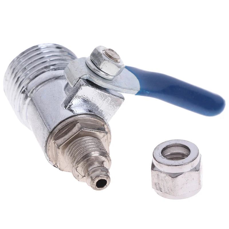 1Pc 1/2''-1/4'' RO Feed Filter Water Adapter Ball Valve Tap Reverse Osmosis Switch. Qme