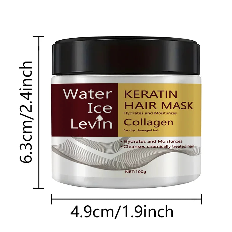 Keratin Collagen Hair Mask Dual Oil Control Moisturizer Conditioner Soft Smooth Frizz Damaged Repair Revitalize Hair Care Qme