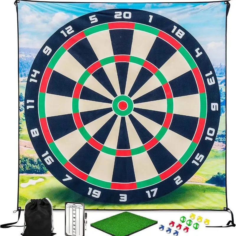 Premium Golf Balls Game Dart Mat Practice Tee Pad Fun Family Outdoor Qme 180X180CM