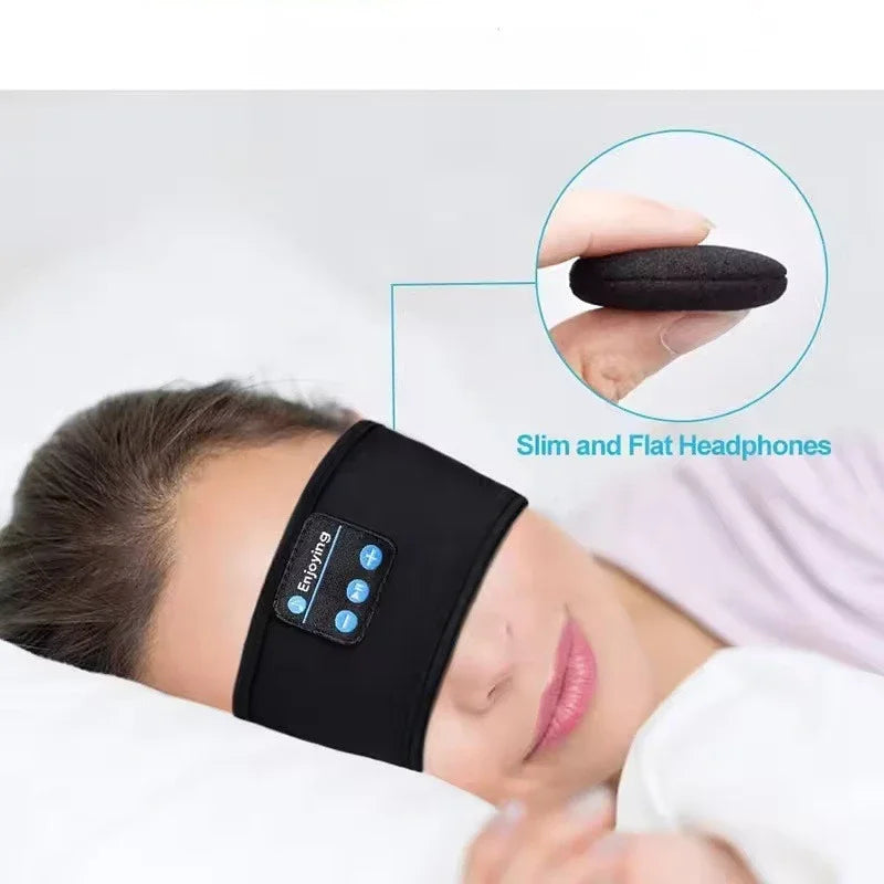 Cross-border Bluetooth Music Sleep Blindfold Comfortable Headset Qme