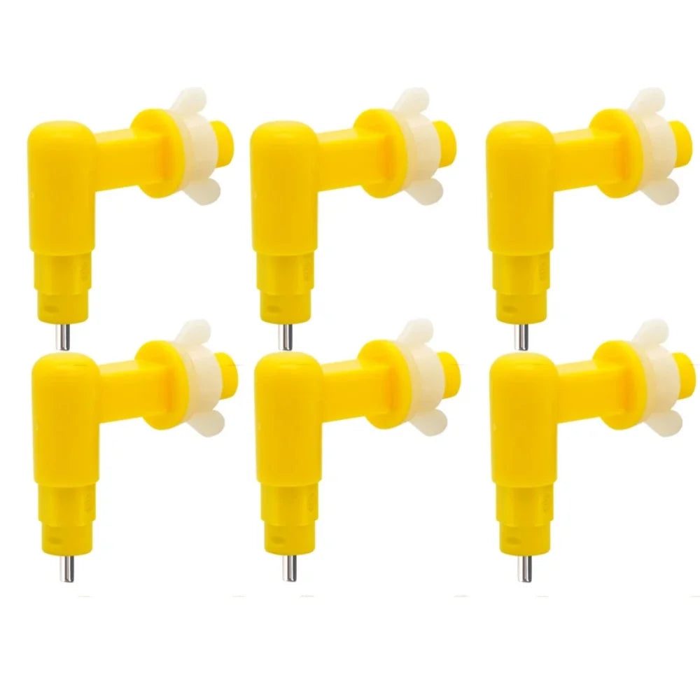 2/4/6pcs Automatic Chicken Waterer Needle Type Water Nozzle Leak-Proof Bird Feeder Poultry Waterer Farm Chicken Supplies Qme 6PCS