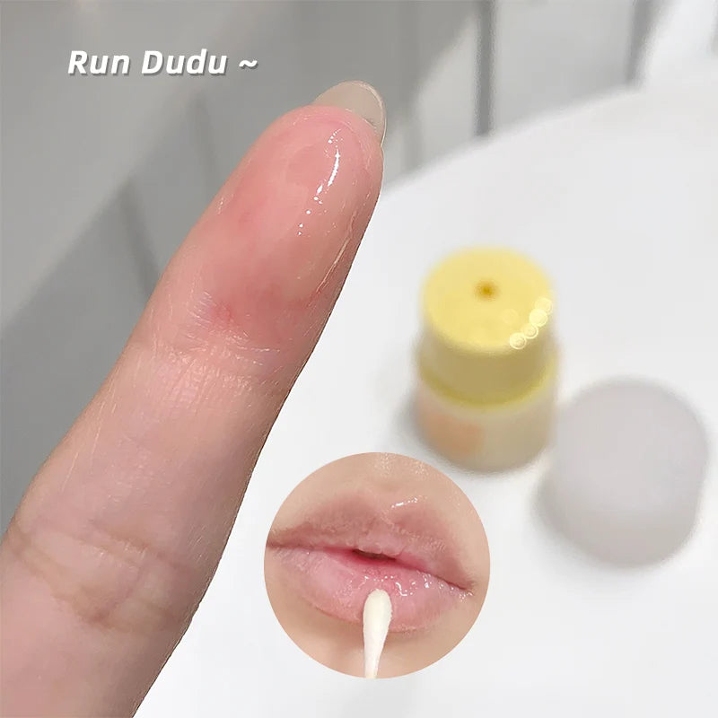 Gege Bear Small Honey Pot Vitamin Lip Mask Autumn Winter Moisturizing Qme
