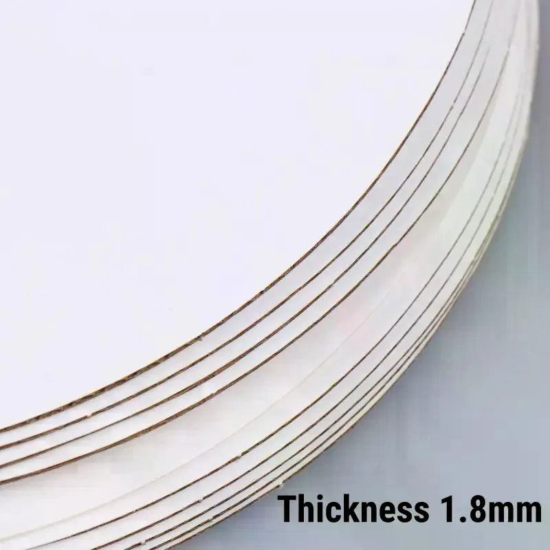 10Pcs 8/10/12 Inch Round Cake Boards Paper Cake Drum Pan For Birthday Wedding Party Cake Cardboard Bottom Tray Qme