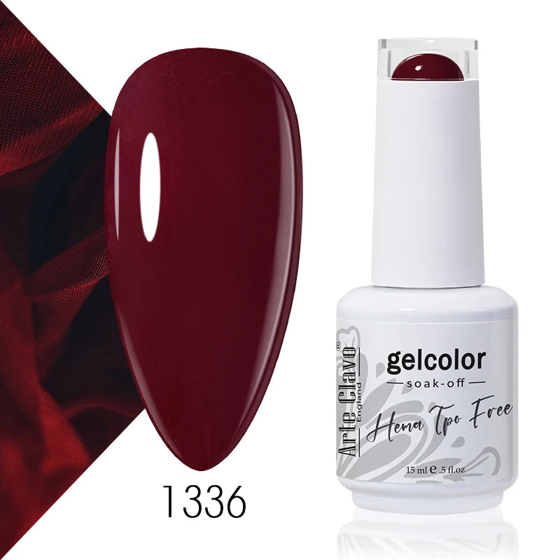 Arte Clavo Colourful Gel Nail Polish Art Varnishes Macaron Semi