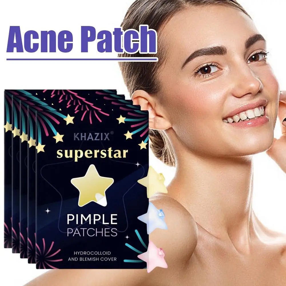 Colorful Stars Pimple Patches 240 Cute Acne Blemishes Covering Qme