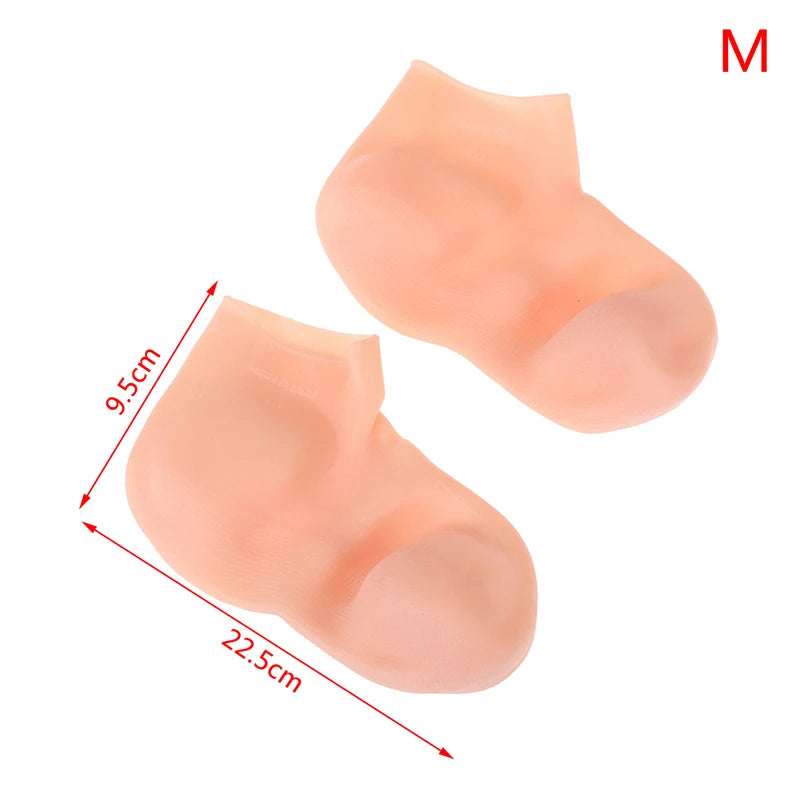 1 Pair Foot Skin Care Hand Protectors Anti Cracking Spa Home Use Feet Qme M36-38
