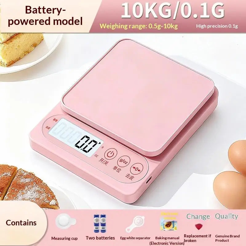 Digital Food Kitchen Scale Accuracy One Touch Tare Function Baking Qme 4 A