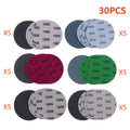 3 Wet Dry Sanding Discs 800-3000 Grit Sandpaper Assortment Hook Loop Qme Default Title