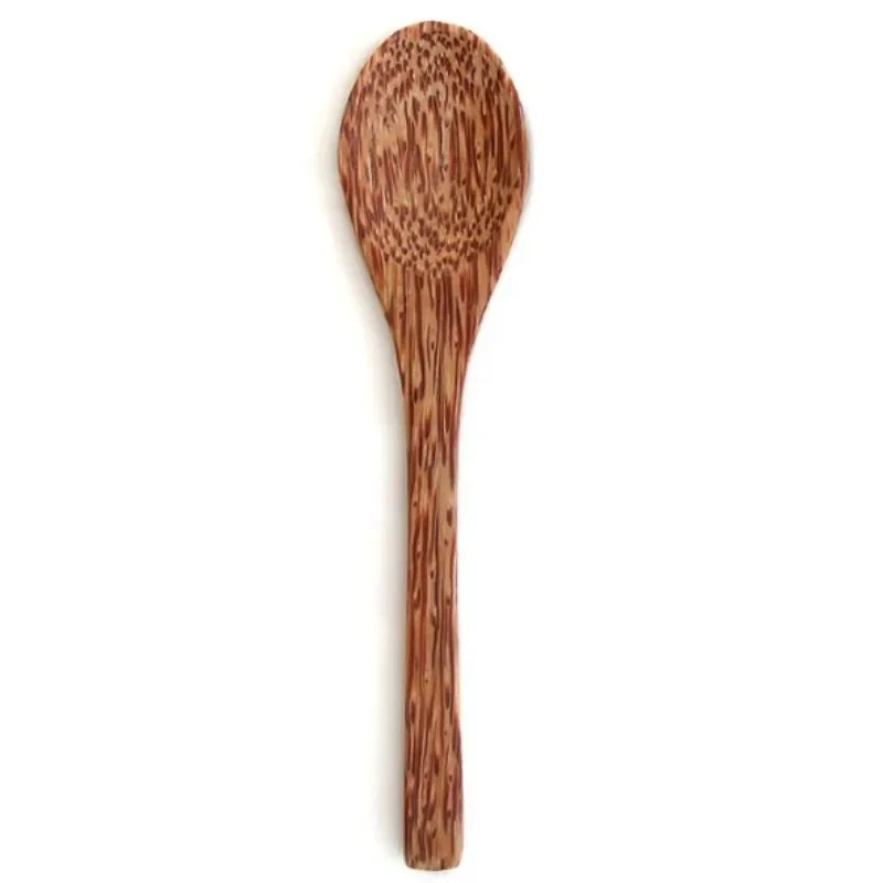 Natural Coconut Bowls And Wooden Spoon Sets Reusable Coconut Shell Bowls For Dessert Yogurt Fruit Salad Kitchen Tableware Qme Spoon-15.7cm 2PCS