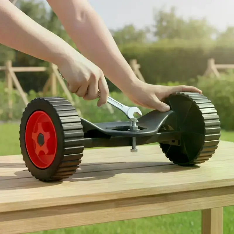 1PCS Weed Trimmer Support Wheel Multifunctional Portable Grass Trimmer Auxiliary Wheel Attachment Qme