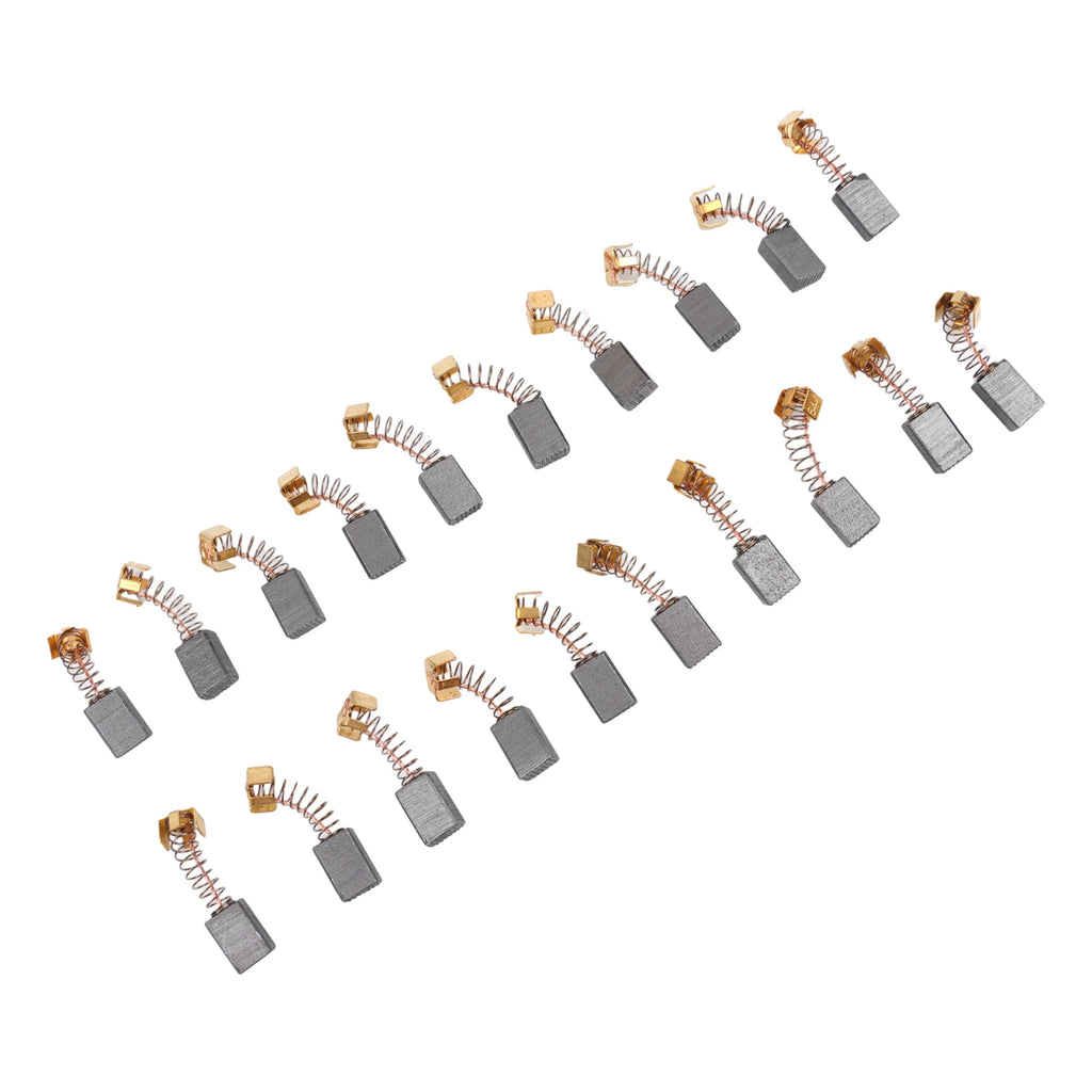 20pcs/set Carbon Brushes 5x8x12mm CB-64# 110*100 For Electric Motor CB85 CB57 CB64 191627-8 For Power Tool Accessory Qme