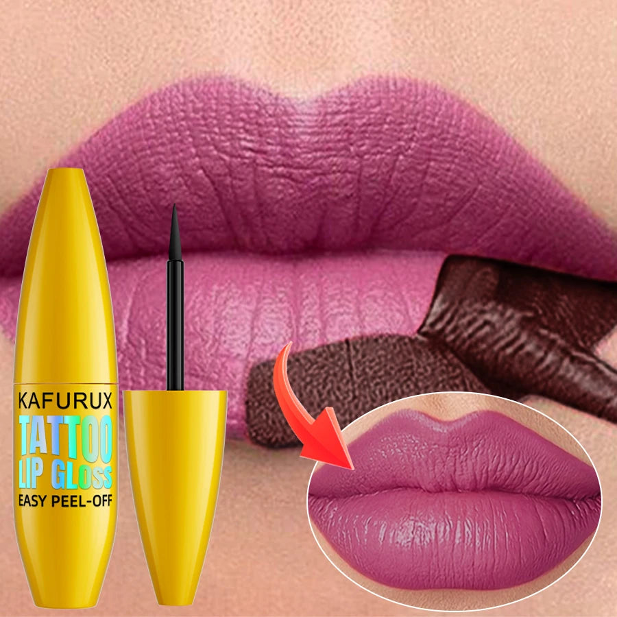 7 Colors Long Lasting Lip Inks Korean Matte Tint Peel Off Lips Stick Qme 201