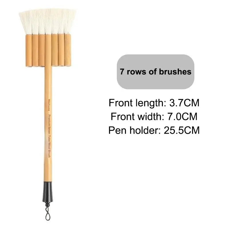Professional Art Brush 2870 Parallel Wool Watercolor Ideal Creative Qme