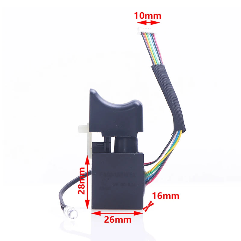 Electric Drill Switch Adjustable Controller Brushless Cordless Trigger Qme 1pc