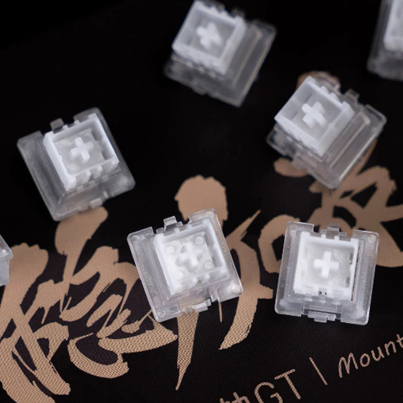 UGAMING Mount Tai HE GT Magnetic Switch Extreme Rt0.005 Fog Transparent Shell Extremely Stable Magnetic Keyboard Switch 60HE Qme