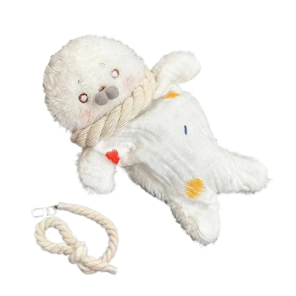 Cute Seal Plush Toy Soothing Bean Bag Great Holiday Couples Friends Qme D