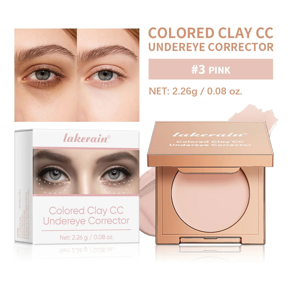 Under-eye Color-correcting Concealer Brightening Covering Dark Qme 3 Pink 2.26g
