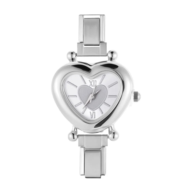 Dropshipping Italian Elastic Charm DIY 9mm Width Stainless Butterfly Watch Women's Bracelet Bangle For Party Friend Jewelry Gift Qme Style 37