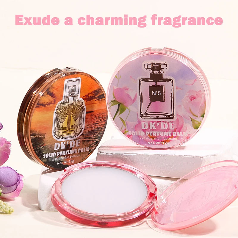 Women's Solid Perfume Cream Light Lasting Charm Fragrance Convenient Qme