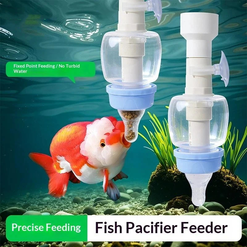 No Turbid Water Fish Feeder Small Tank Precise Pacifier Fixed Point Qme
