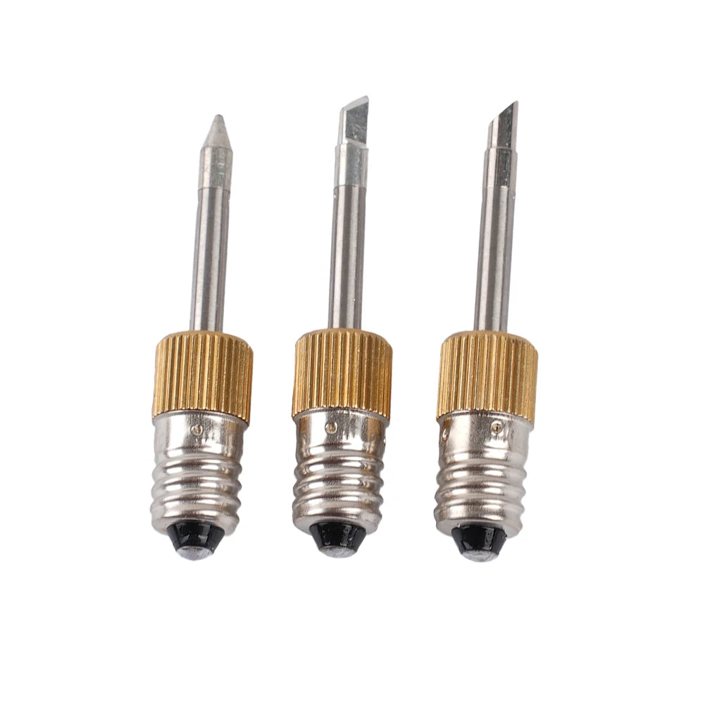 1pc/3pcs E10 Interface Soldering Iron Tips Welding Tips USB Soldering Tip Set B C K Type Soldering Iron Tip Qme