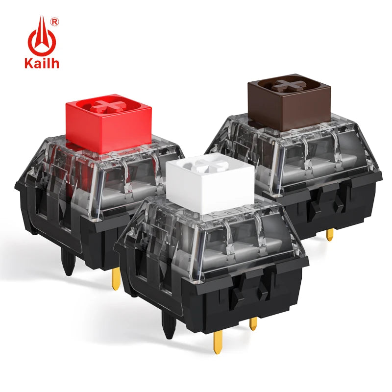 Kailh Box White V2 Box Brown V2 Box Red V2 Mechanical Keyboard Switch Clicky Linear Tactile 5pins RGB Cherry MX Gaming Switches Qme