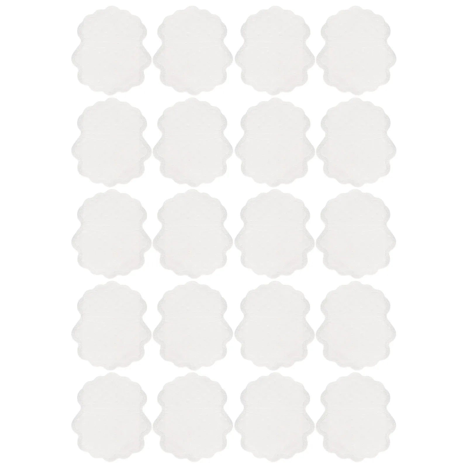 Sweat Absorbing Stickers Armpit Absorbing Perspiration Pads Hidrosis Control Underarm Sweat Pads Underarm Sweat Stickers Qme WHITE