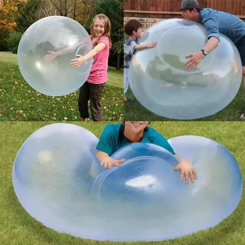 Children Outdoor Toys Bubble Ball Inflatable Rubber Ball Games Balloon Toys Baby Shower Fun Party Water Filled Bubble Ball Toy Qme