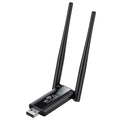 USB Wireless WiFi Extender 2.4G 300Mbps Signal Booster Long Range Repeater Access Point for Home Wi-Fi Router Network for PC Use Qme black