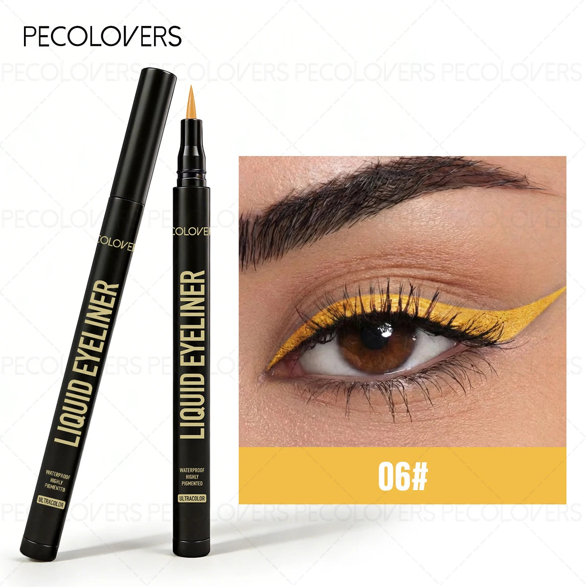 Liquid Eyeliner Pen Rendering Not Easy Smudge Waterproof Suitable Qme 06