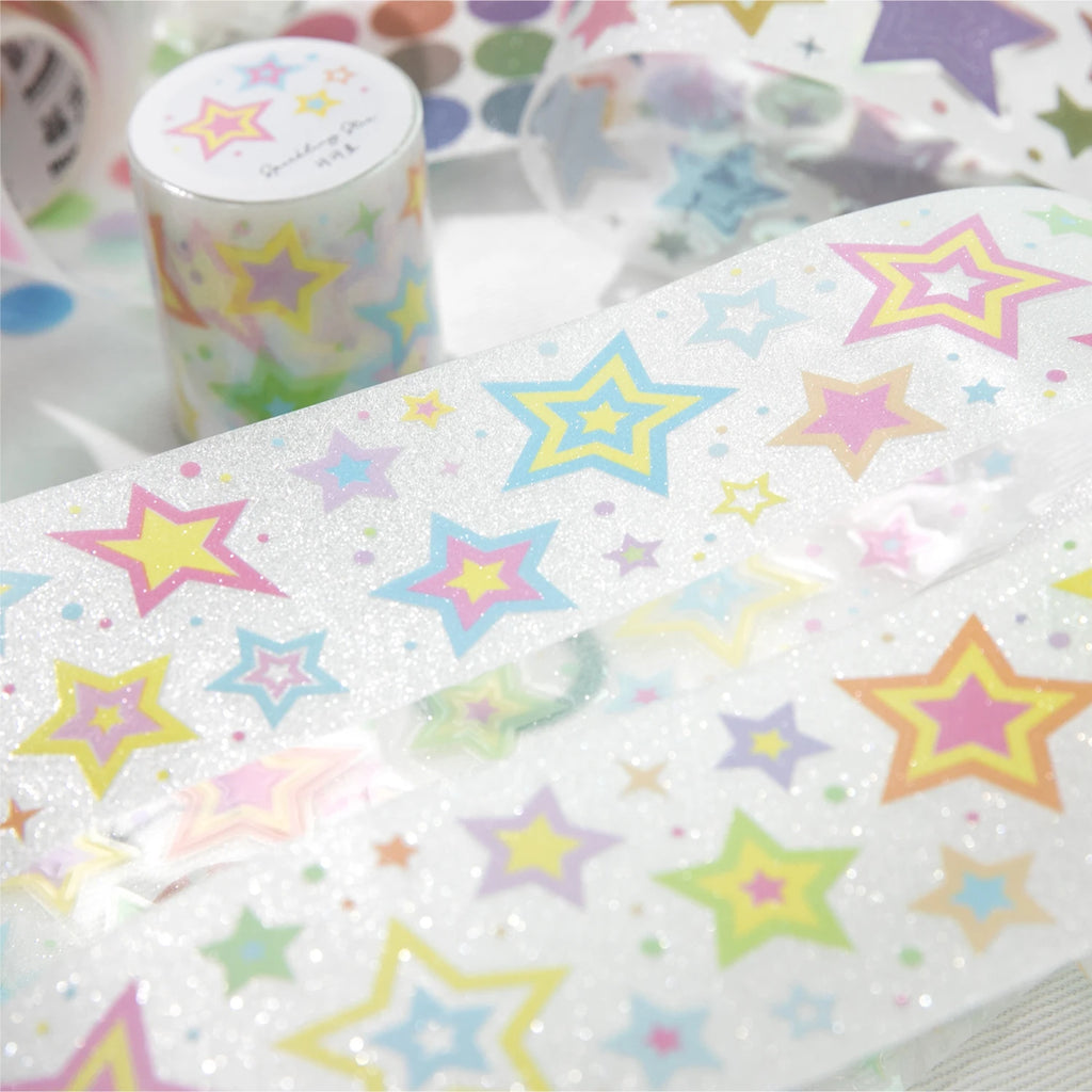 50mm*2m Cute Watercolor dots Series Washi Tape Kawaii Decorative Adhesive Scrapbook stickers Hand Made Masking Tape Stationery Qme