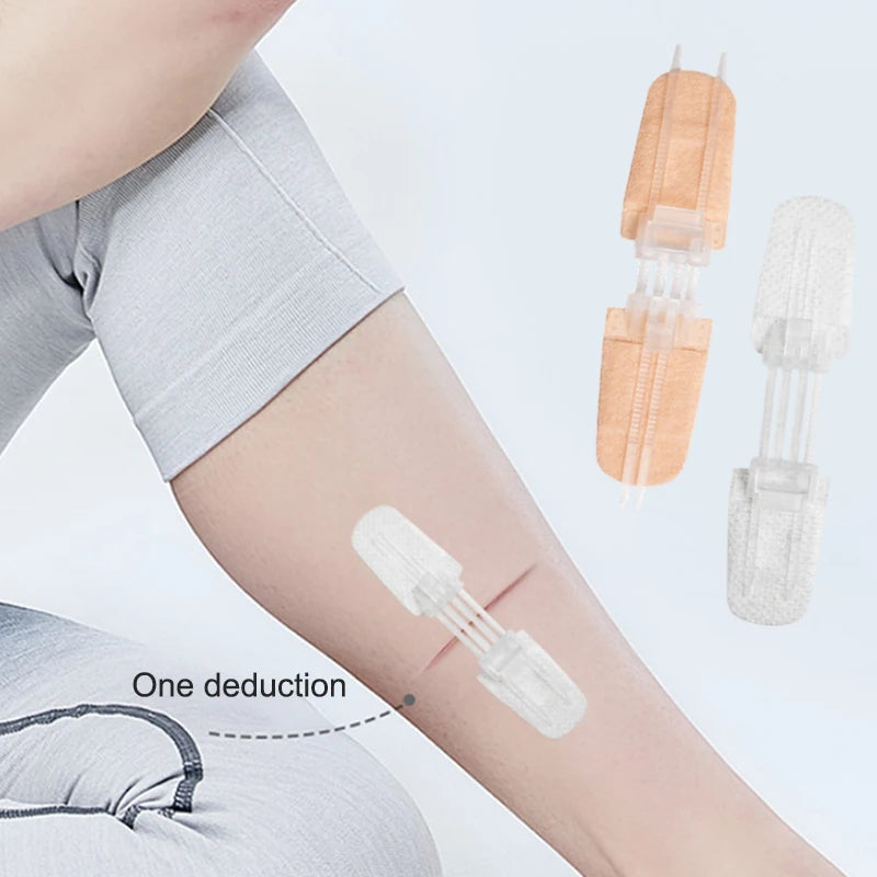 Zipper Band-aid Painless Wound Closure Patch Zip Suture Reducer Band Qme