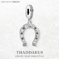Ethnic Horseshoe Charm Pendants For Women Men Trendy 925 Sterling Silver Vintage Jewelry Qme Ring