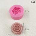3D Beautiful Roses Silicone Mold DIY Chocolate Cake Fondant Wedding Qme A10