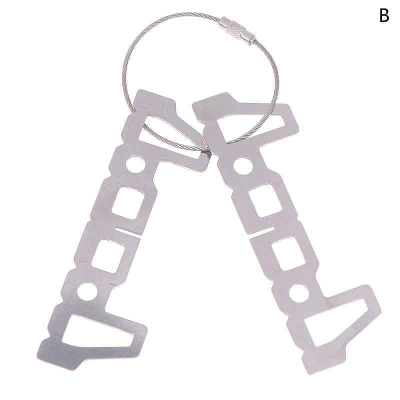 Stove Cross Rack Camping Stand Outdoor Stainless Steel Alcohol Spirit Qme B