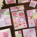TIANZI 32 Pcs Dual-Material Sticky Notes Set Creative Memo Pads Self-Adhesive Office School Stationery Stickers for Organizing A Qme E-64 pcs