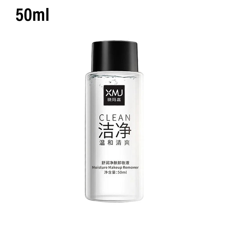 Gentle Press Pump Makeup Remover 300ml Amino Acid Cleansing Water, Deep Clean Hydrating Non-Tightening Non-Sticky Makeup Remover Qme 03 50ml
