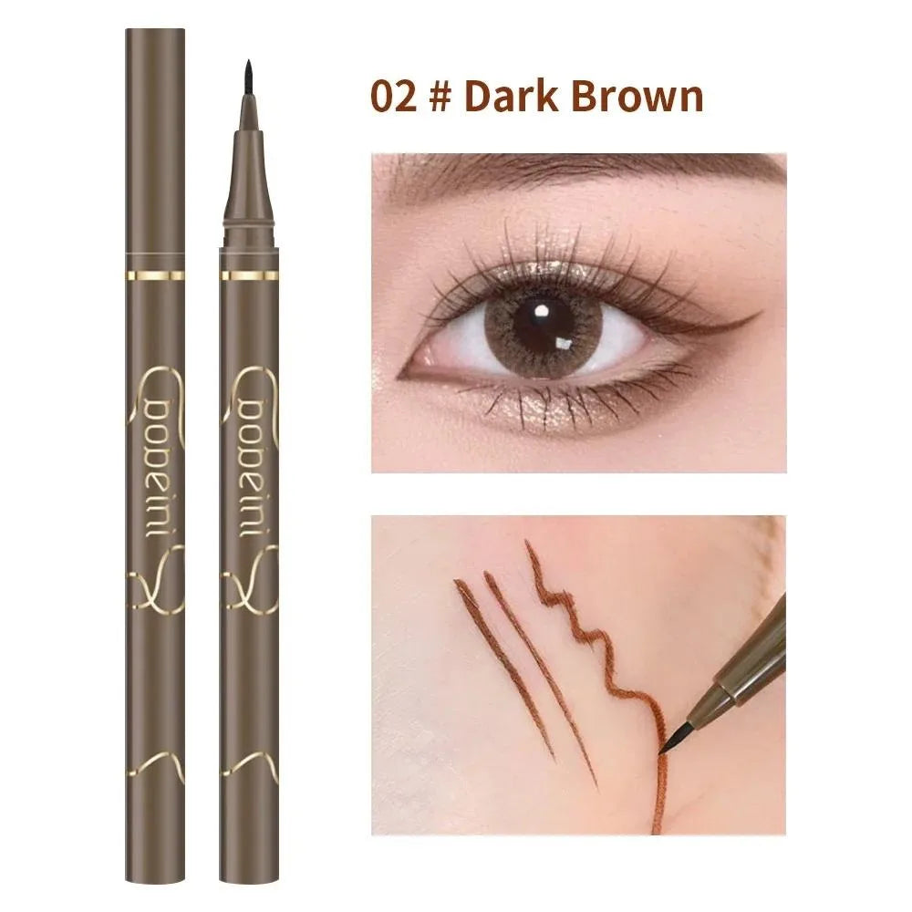 Slim Eyeliner Waterproof Sweat-proof Long-lasting Smudge-proof Qme D8-01-2