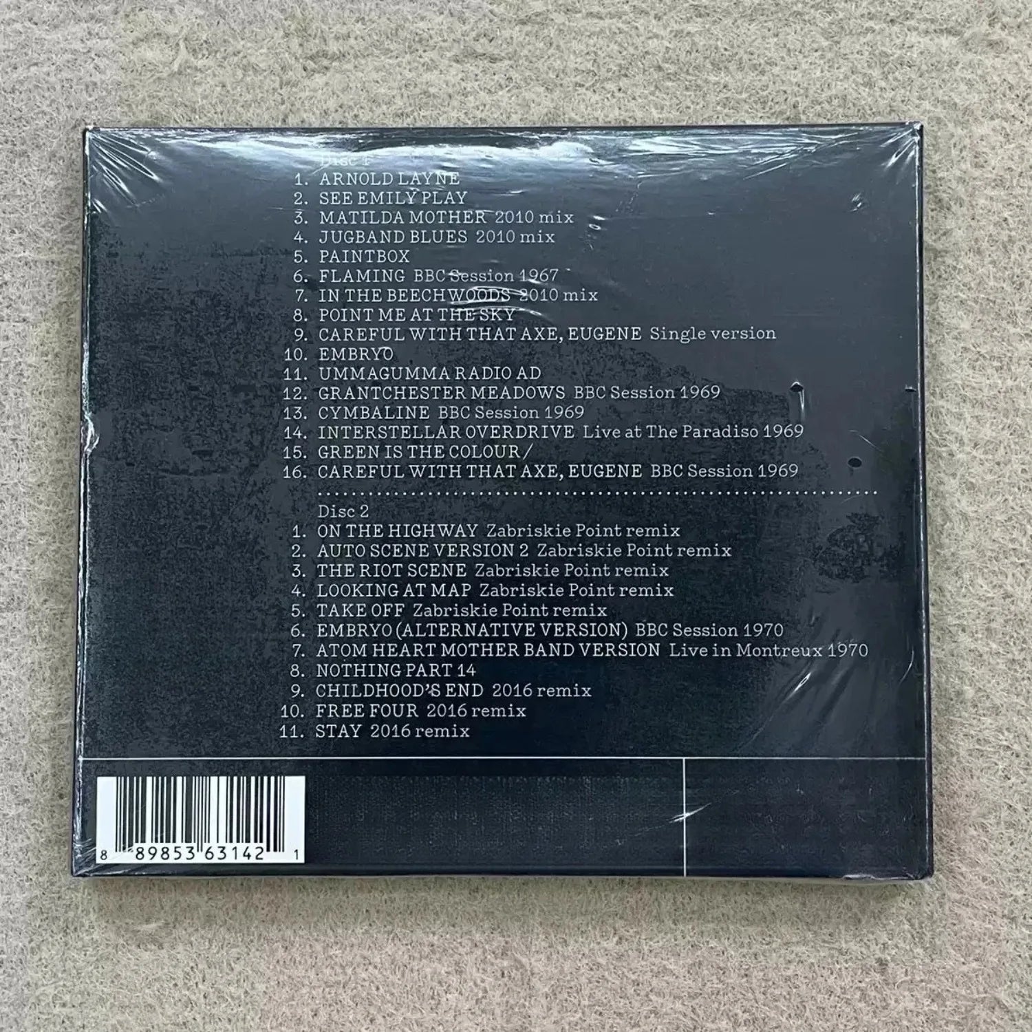 Vintage Rock Early Years Highlights CD, Abstract Fluid Art Cover, High-Fidelity Audio Disc for Music Fans, Home & Car Use Qme