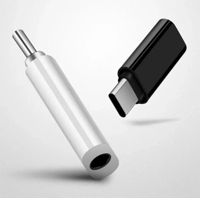 10pcs 3.5mm Jack to Type-C Converter, 3.5mm Headphone Aux Cable, USB C to Earphone Audio Adapter Cable Qme
