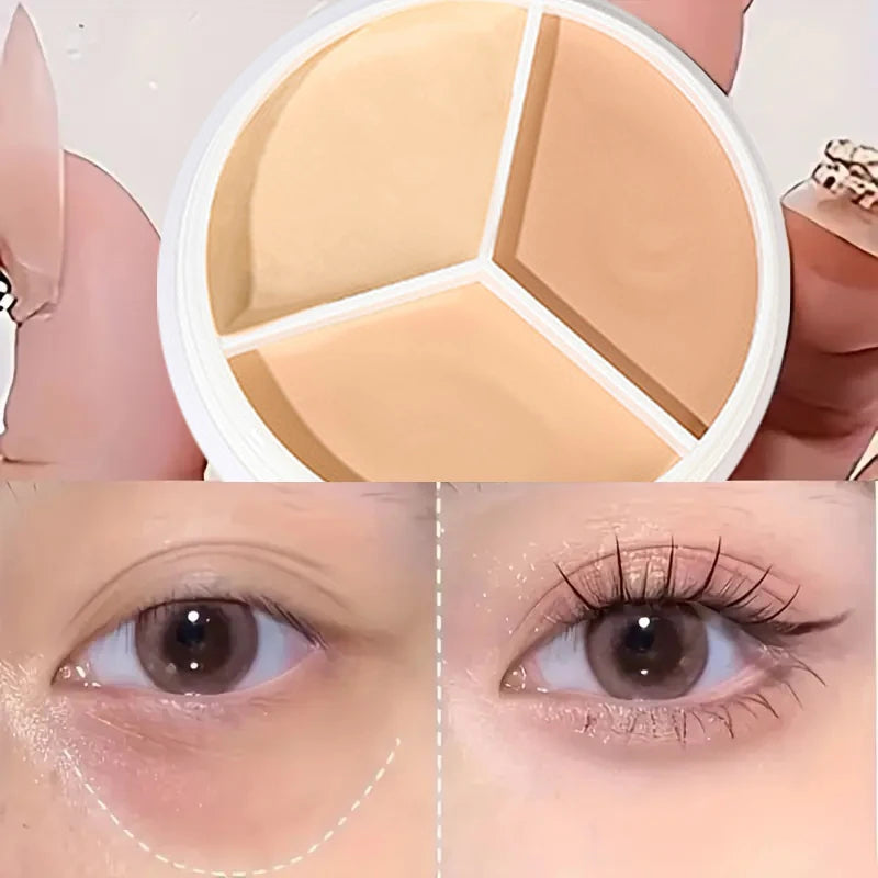 Three Concealer Durable Waterproof Covering Pockmarks Natural Matte Qme