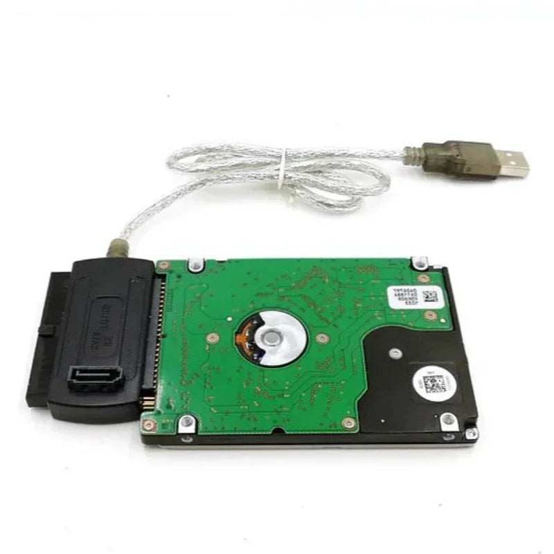 3 in1 USB 2.0 IDE SATA 5.25 S-ATA 2.5 3.5 Inch Hard Drive Disk HDD Adapter Cable for PC Laptop Converter Qme