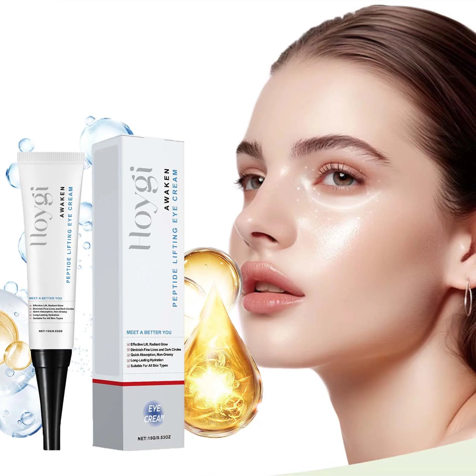Polypeptide Eye Cream Anti Dark Circles Eye Bags Puffiness Firming Skin Around Eyes Smoothing Wrinkle Moisturizing Eye Care Crea Qme Default Title