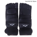 1Pair Karate Gloves Martial Taekwondo Leather Foot Equipment Half Qme Foot XS 110-130cm