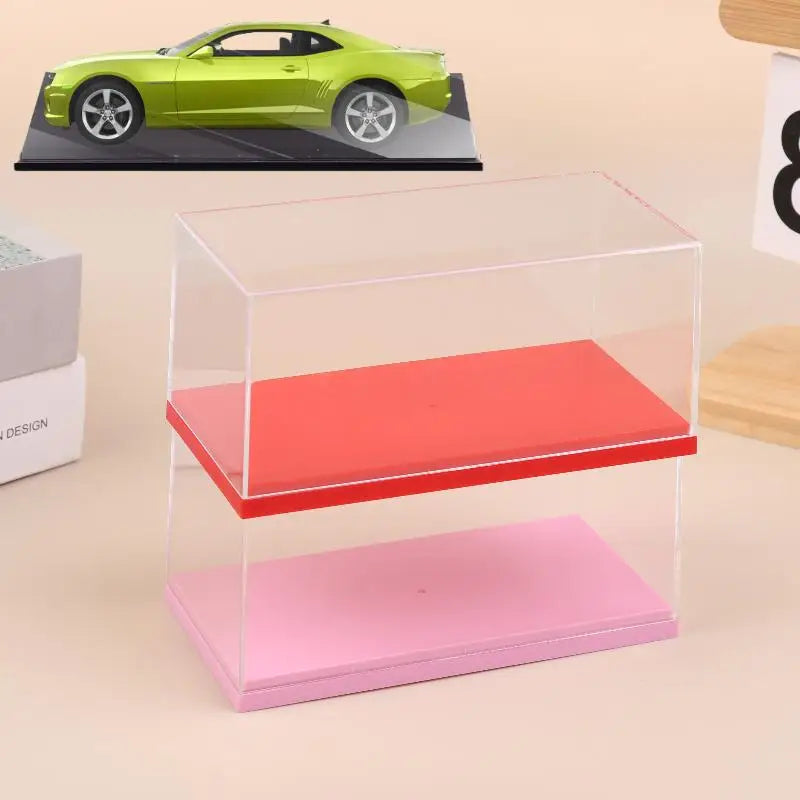 Transparent Acrylic Storage Box Practical 1/43 Model Car Display Box DIY Dustproof Display Rack Toy Qme