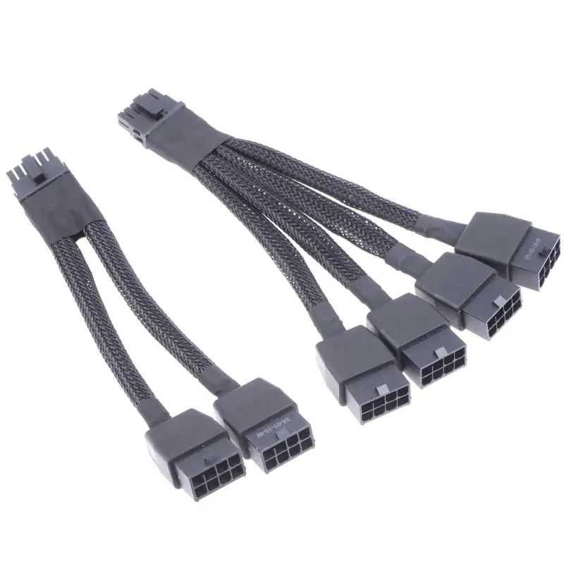 Heavy Duty GPU Power Cable 8Pin 16Pin RTX4070 RTX4070Ti Long Lasting Qme