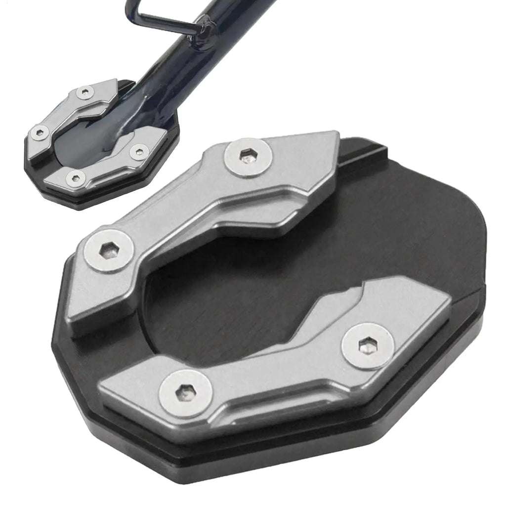 NEW Motorcycle Kickstand Pad Extender Foot Side Stand Motorcycle Kickstand Extension Support Plate Foot Side Stand Extension Pad Qme