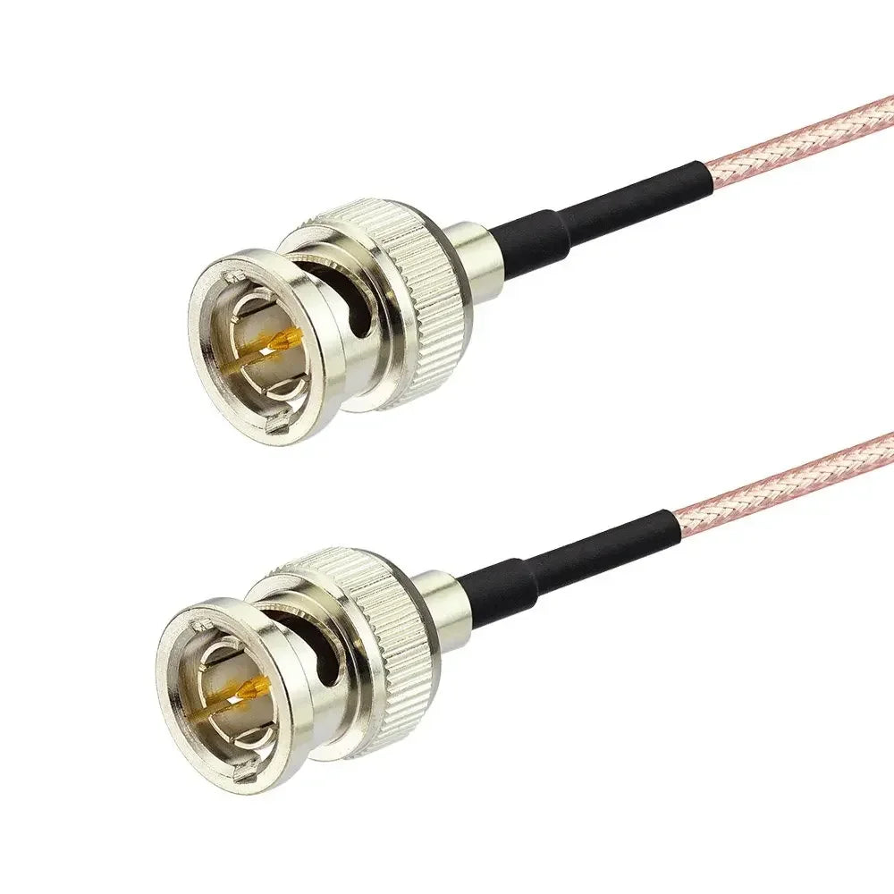 Uvusee 3M/5Meters BNC Male To BNC Male RG316 Pigtail Cable RF Coaxial Cables CCTV HD SDI Camera Video Signal Transmission Qme