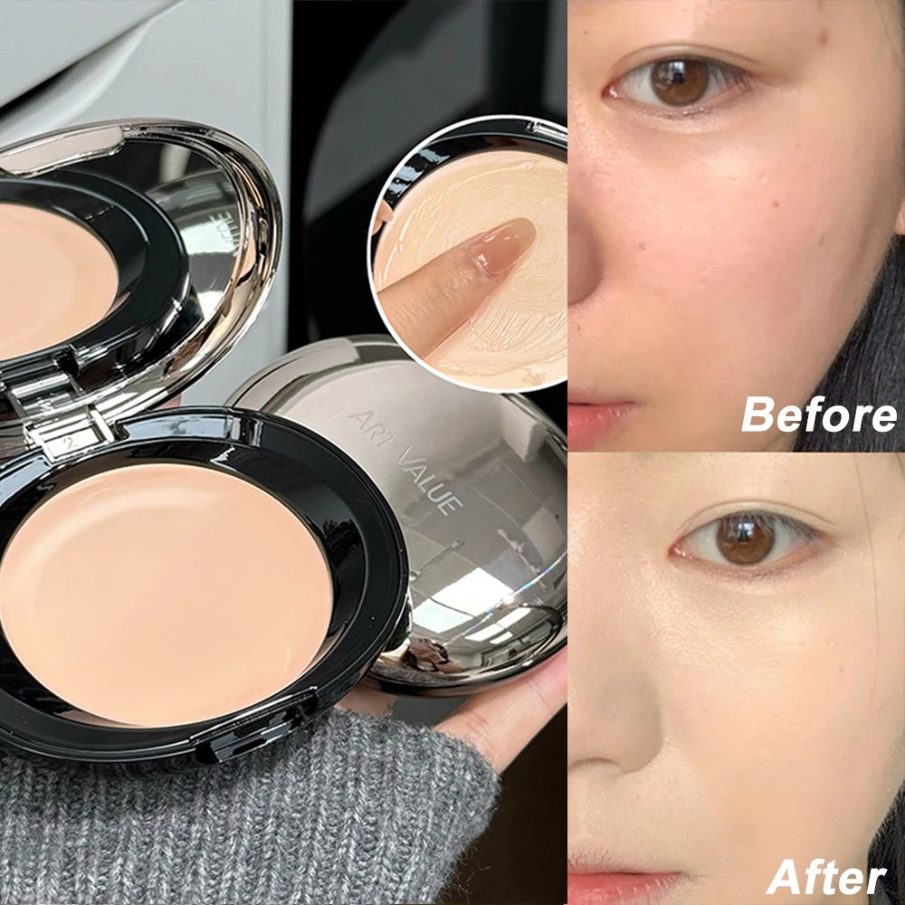 ART VALUE Soft Focus Foundation Cream Silky Texture Coverage Qme